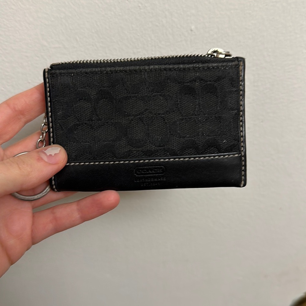 Coach key and card case